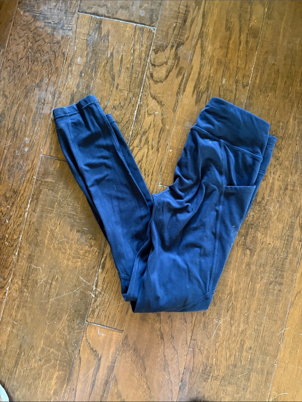 Athleta Girls Dark Blue Performance Leggings